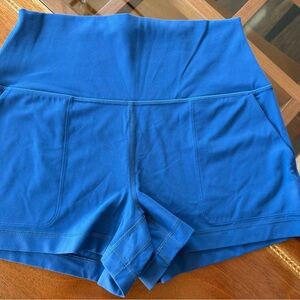 lululemon athletica High-Waisted Blue Shorts
